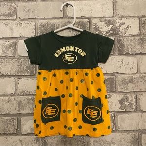 Edmonton Eskimos Baby Girl’s Dress Size 0-3